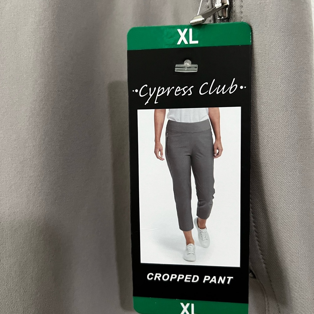 Grey Cropped Pants - image 4